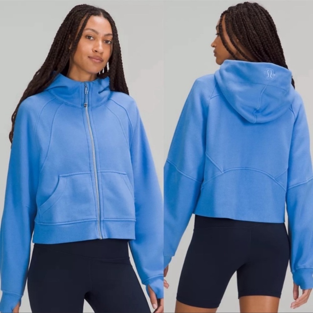 LuLulemon Scuba Oversized Full Zip Blue Nile— size XS/S